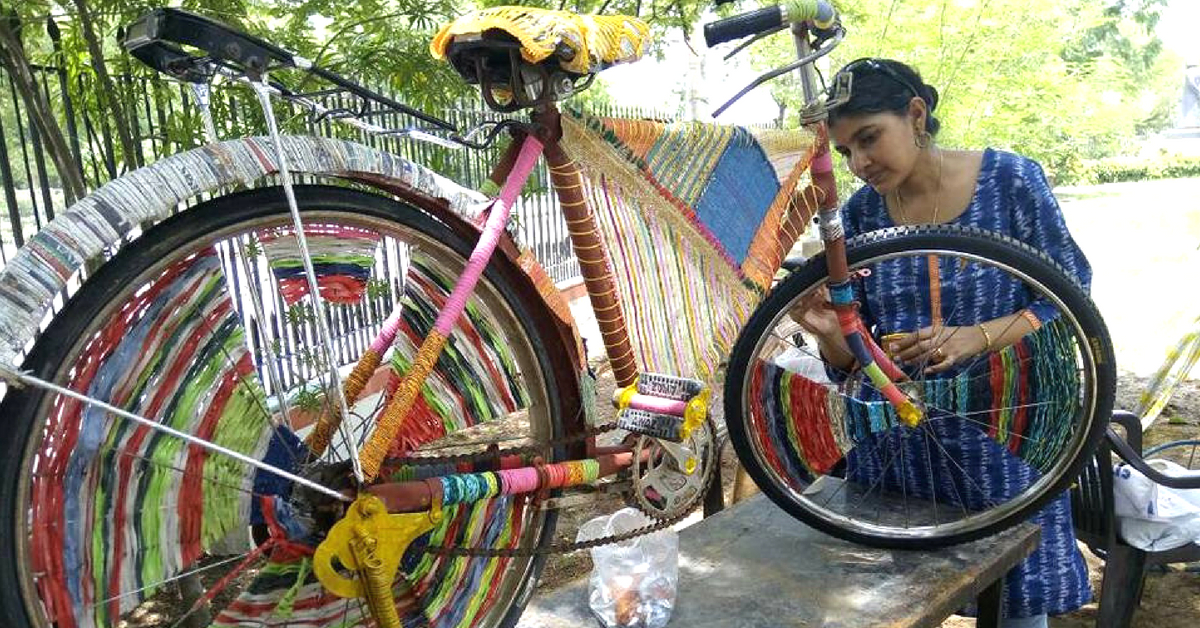 This Waste Warrior from Jaipur Weaves ‘Magic’ from World’s 3rd Largest Pollutant!