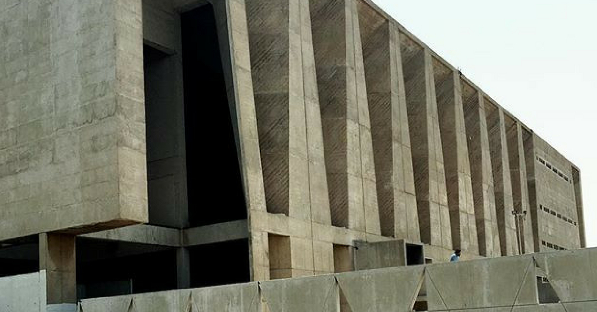 The Tagore Memorial Hall, an excellent example of Brutalist architecture. Image Credit:- _dmk