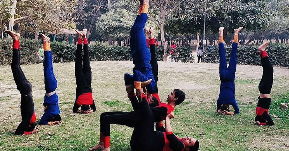 In Pics: Visually-Impaired Yoga Troupe’s Incredible Acrobatics Will Wow You!