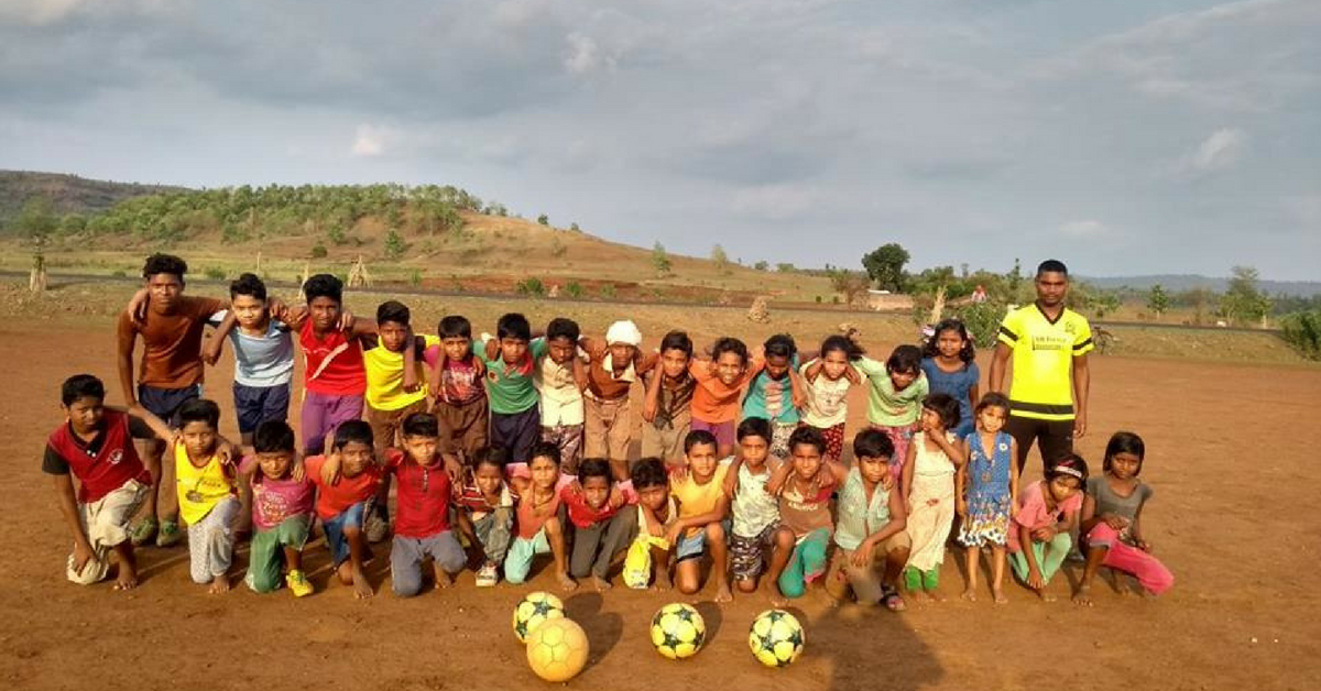 The kids play football and practice long-distance running. Image Credit: Riverside Leagues