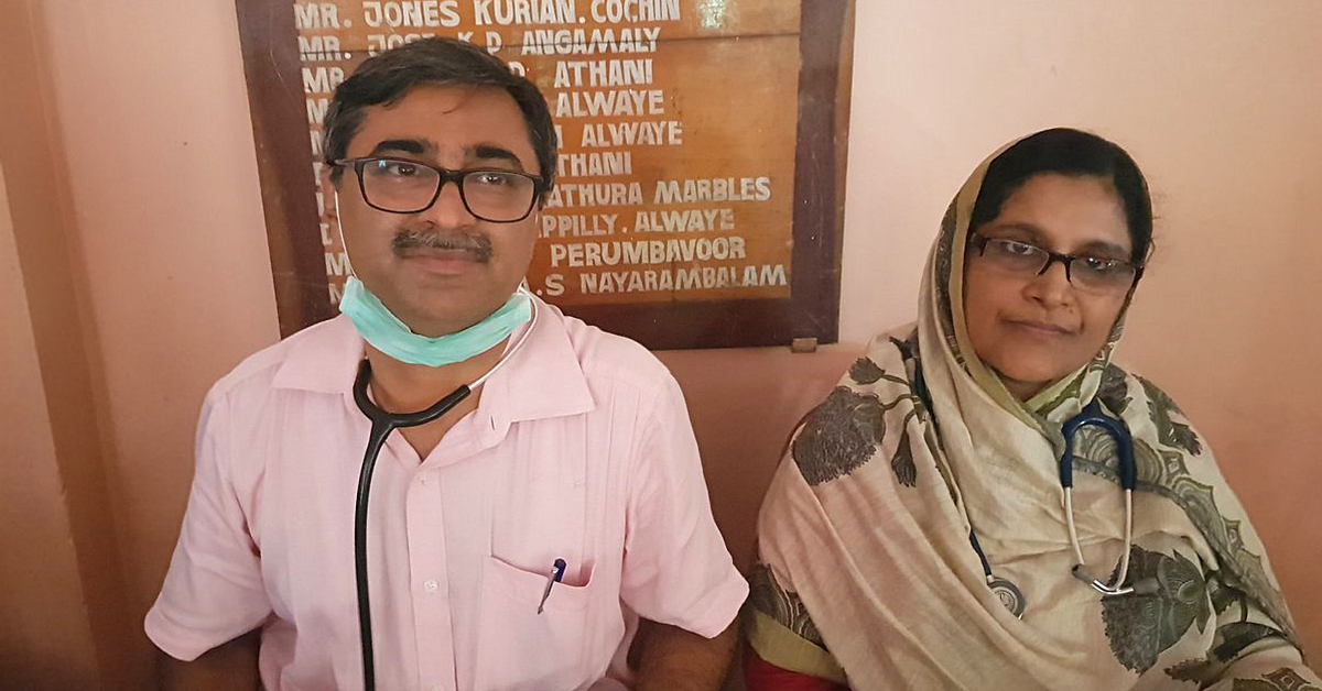 For 4 Days In Aluva’s Relief Camp, Doctor Couple Worked Tirelessly For Thousands!