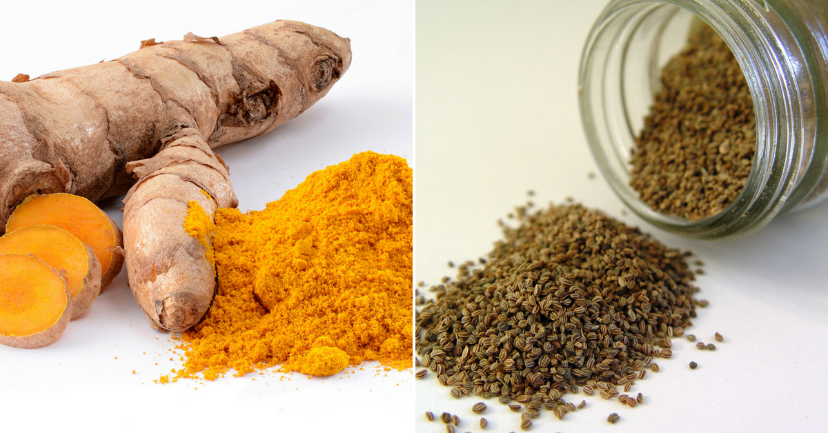 Turmeric and Ajwain