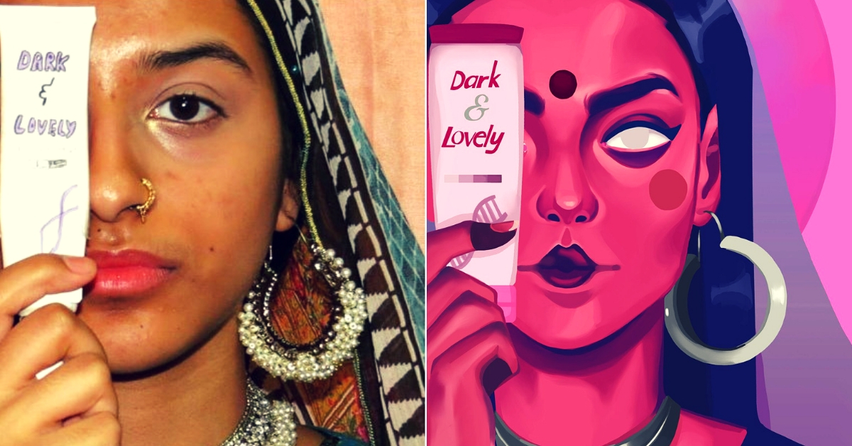 Dark & Lovely_ Powerful Artwork Slams Double Standards of Beauty, Goes Viral!