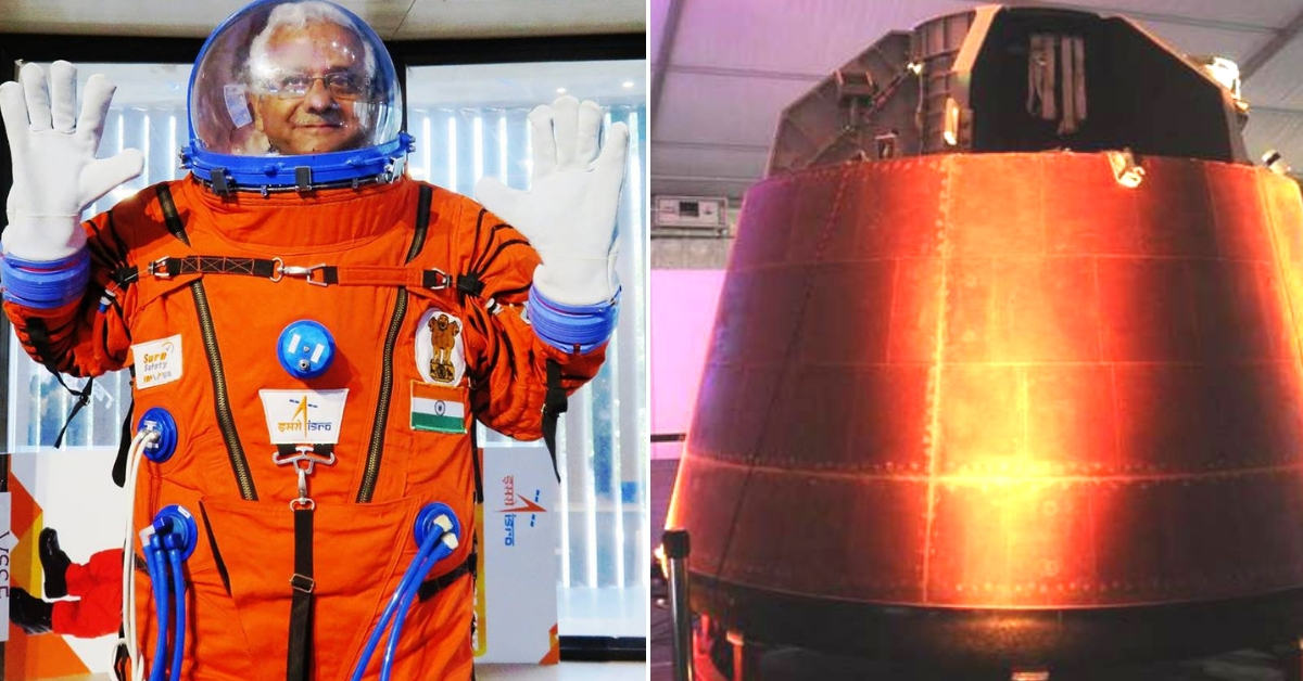 ISRO Unveils Suits, Crew Capsules for Gaganyaan Mission - The Better India