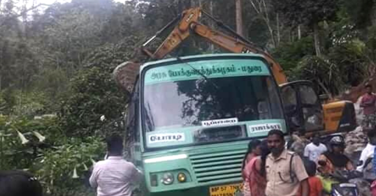 Kerala JCB Driver Turns Hero, Saves 80+ Passengers of TN Bus That Fell Into Ravine!