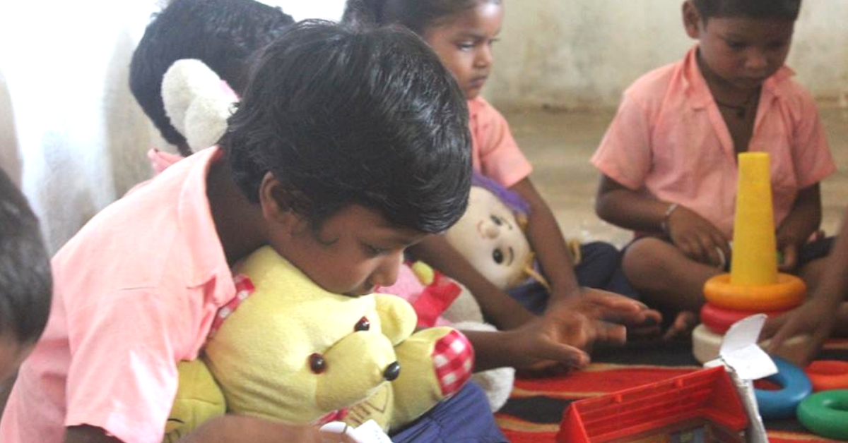 The Delhi-based Toy Bank ensures that children who haven't had a chance to play and bond, do so. Image Credit: Toy Bank