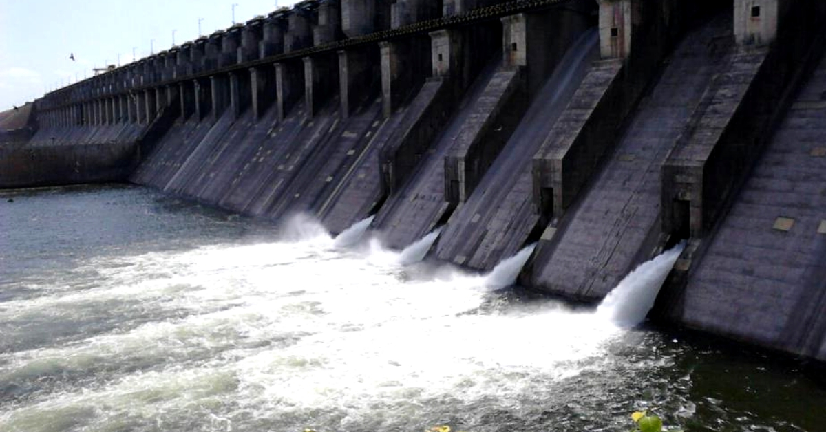 The imposing Ujani dam, in Maharashtra. Image Credit: Manoj Kharade