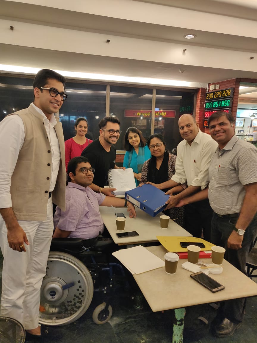Nipun Malhotra, CEO, Nipman Foundation, lawyer - Jai Dehadrai along with Dr. Alim Chandani, AVP, Centum Foundation and The National Association of the Deaf who have decided to come on board as co-petitioners in the PIL slated for hearing in December. (Source: Nipamn Foundation)