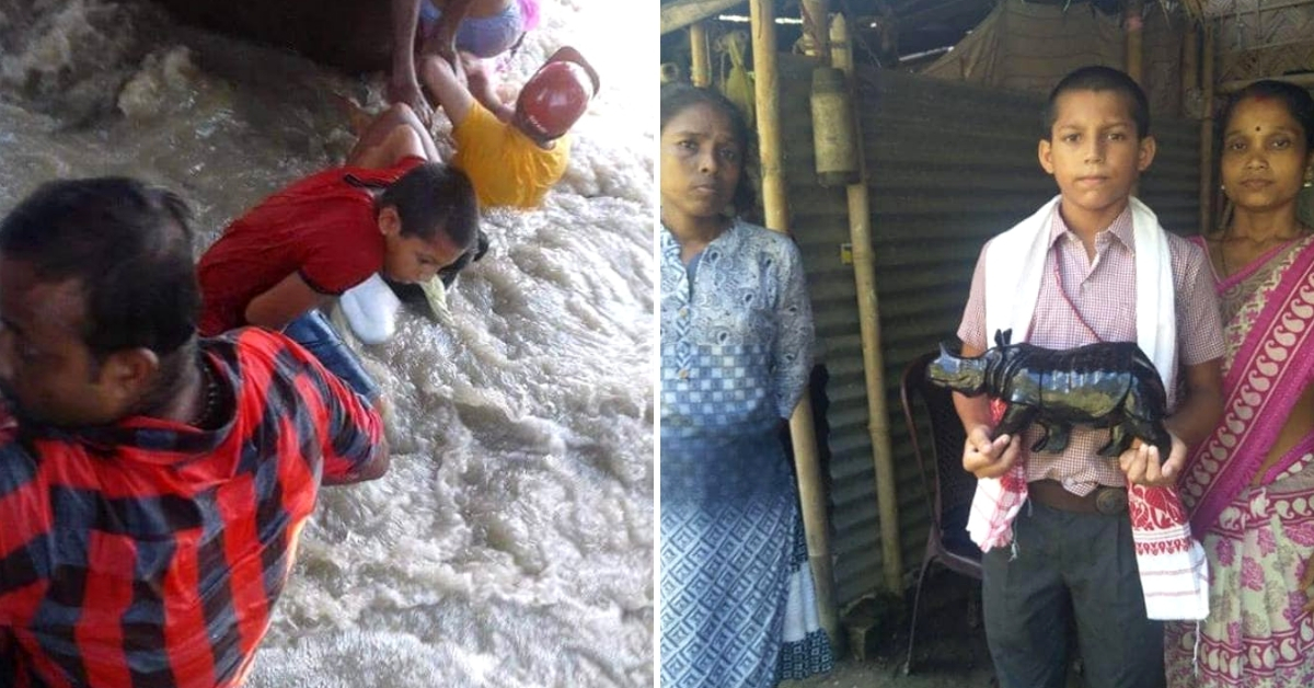 Assam Boat Tragedy: 11-YO Boy Dives into Raging River to Save Mom, Aunt, 2 Strangers!