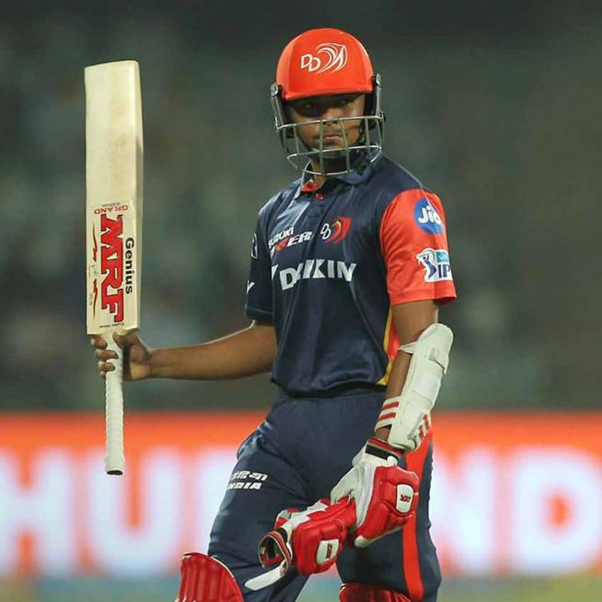 Playing for Delhi Daredevils in the IPL. (Source: Facebook/Prithvi Shaw)