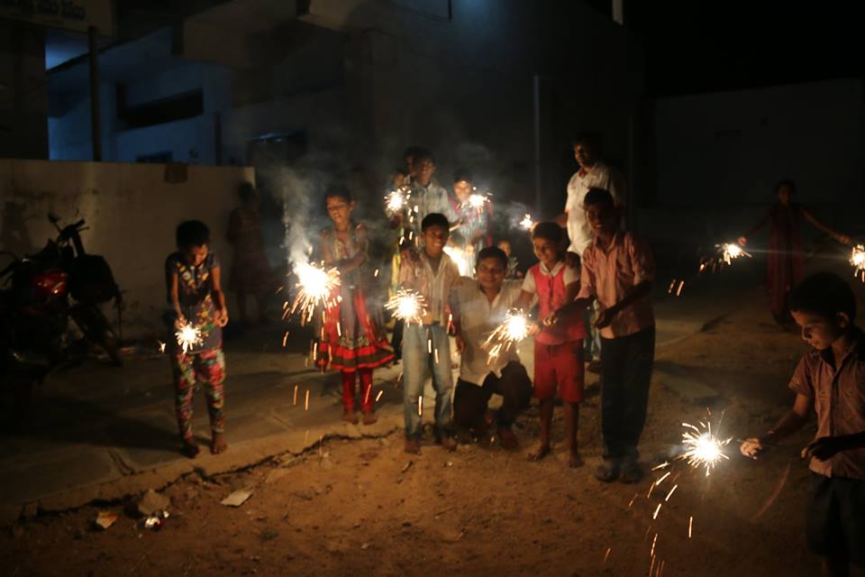 You may celebrate Diwali next year with 'Green Crackers' with authorities expected to clamp down on conventional firecrackers. (Source: Facebook/Mannem Sridhar Reddy Siddhu)