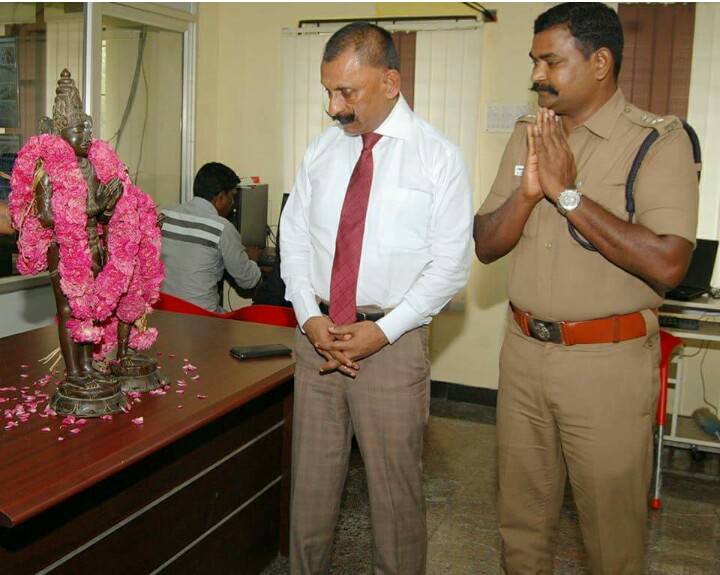 IG Pon Manickavel, who has been leading the Idol Wing for the past five years has led the Tamil Nadu's charge twoards retrieving lost idols. (Source: Facebook/J Prabhu Agamudayar) 