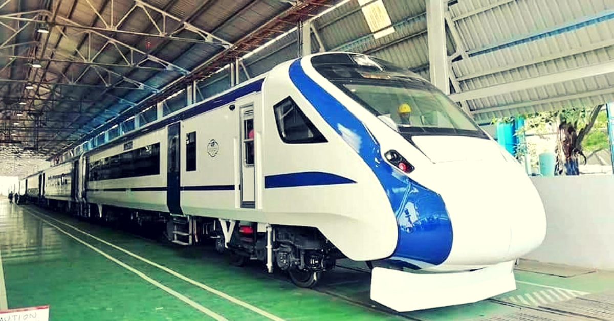 India's 1st Engine-Less Train to Hit the Tracks on Oct 29_ Check out Its Swanky Look