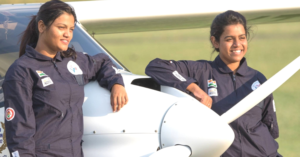 Mumbai Girls Are 1st Indian Women to Fly Light Sport Aircraft Around the World!