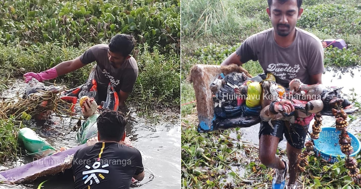 The residents of Hulimavu, Bengaluru, cleaned their neighbourhood lake without any help. Image Credit: HKT