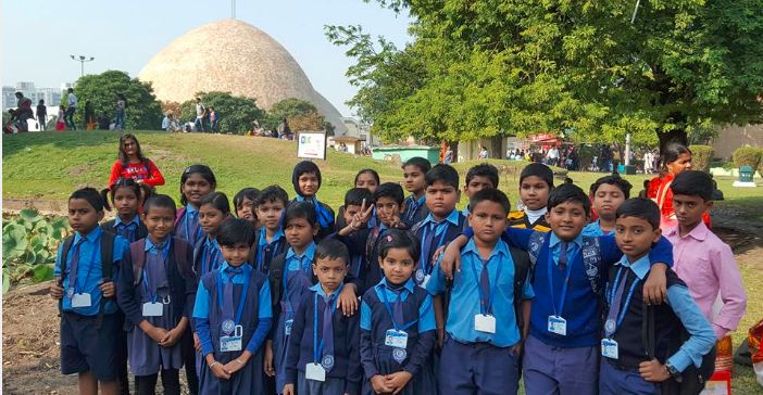 The students of Sarada Primary School, Kolkata. Image Credit:- Sarada Primary School