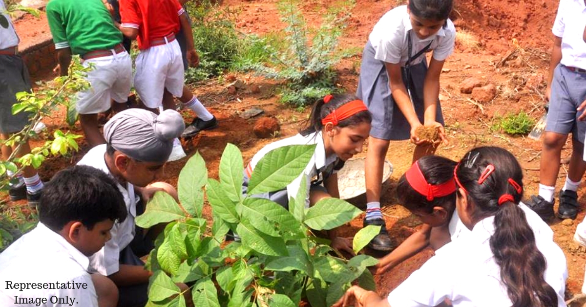 The students under the Karnataka Board of Education will have to plant the saplings when they are in Class 8. Representative Image Only. Image credit: Conservation Education Centre - ABWLS, Delhi