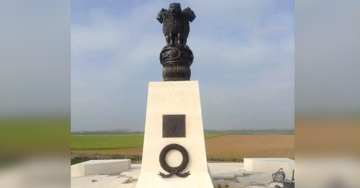 Villers-Guislain, a town in France, with an Indian Army war memorial. Image Credit Shantanu Rai