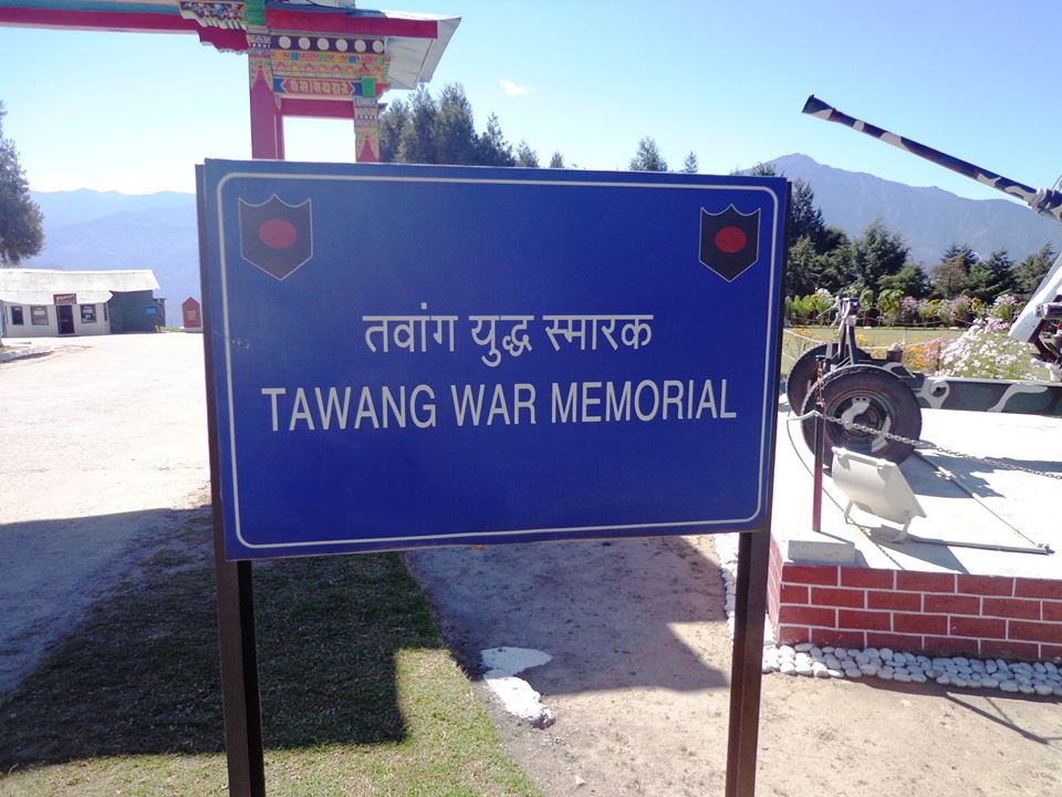 The 1962 War Memorial in Tawang, Arunachal Pradesh. (Source: Facebook)