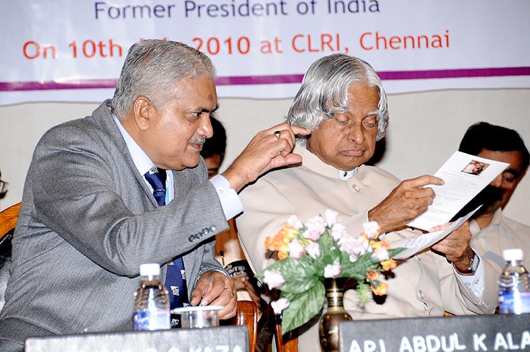 Dr KPC Gandhi with former President APJ Abdul Kalam.