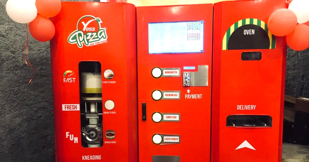 Attention, Train Passengers! You Can Now Order Fresh Pizza At The Push Of a Button