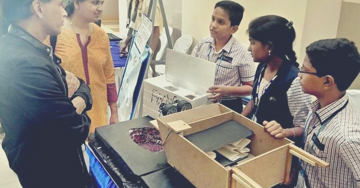 Andhra School Kids Build ‘Pothole Warrior’ That Repairs Roads Automatically, Win IIT Nod!