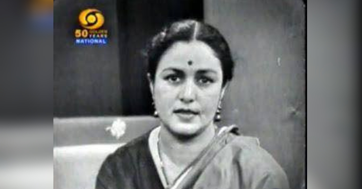 This Trailblazing Woman Was India’s First Newsreader. Yet Few Indians Know Her Story.