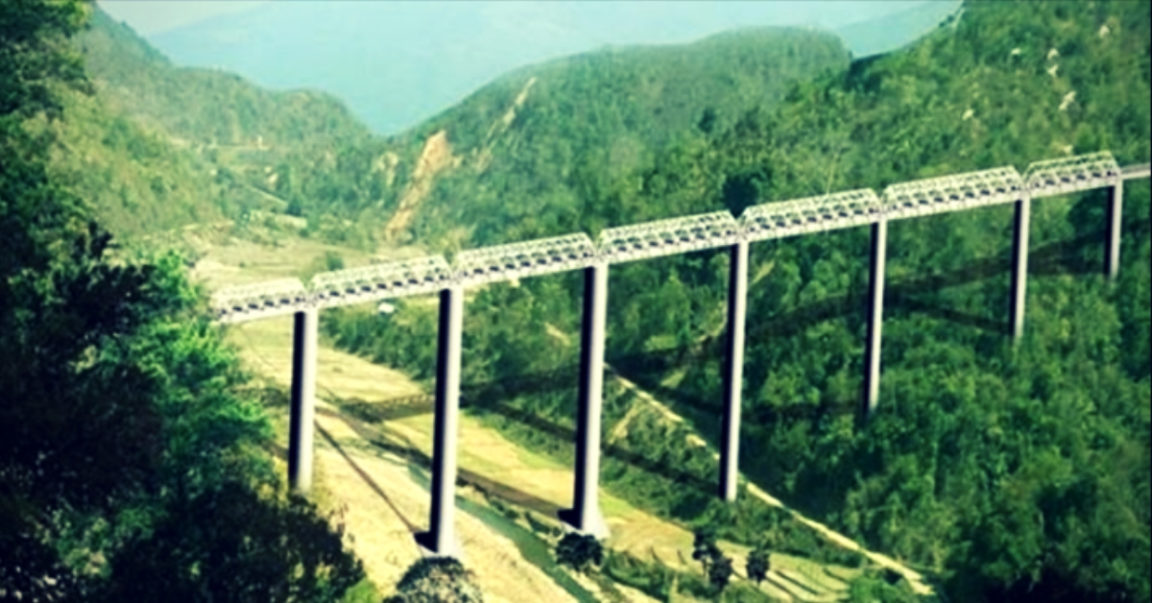 Manipur To Have World's Tallest Railway Bridge With 45 tunnels