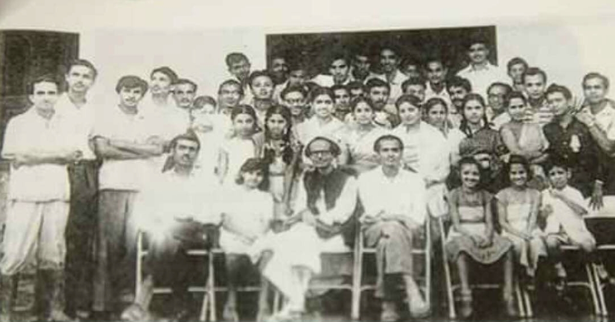 September 1960: A photo of the 1960 peace mission led by Hemango Biswas and Bhupen Hazarika, alongside locals after a performance. (Source: Facebook/Dhruba Hojai/Rongili Biswas)