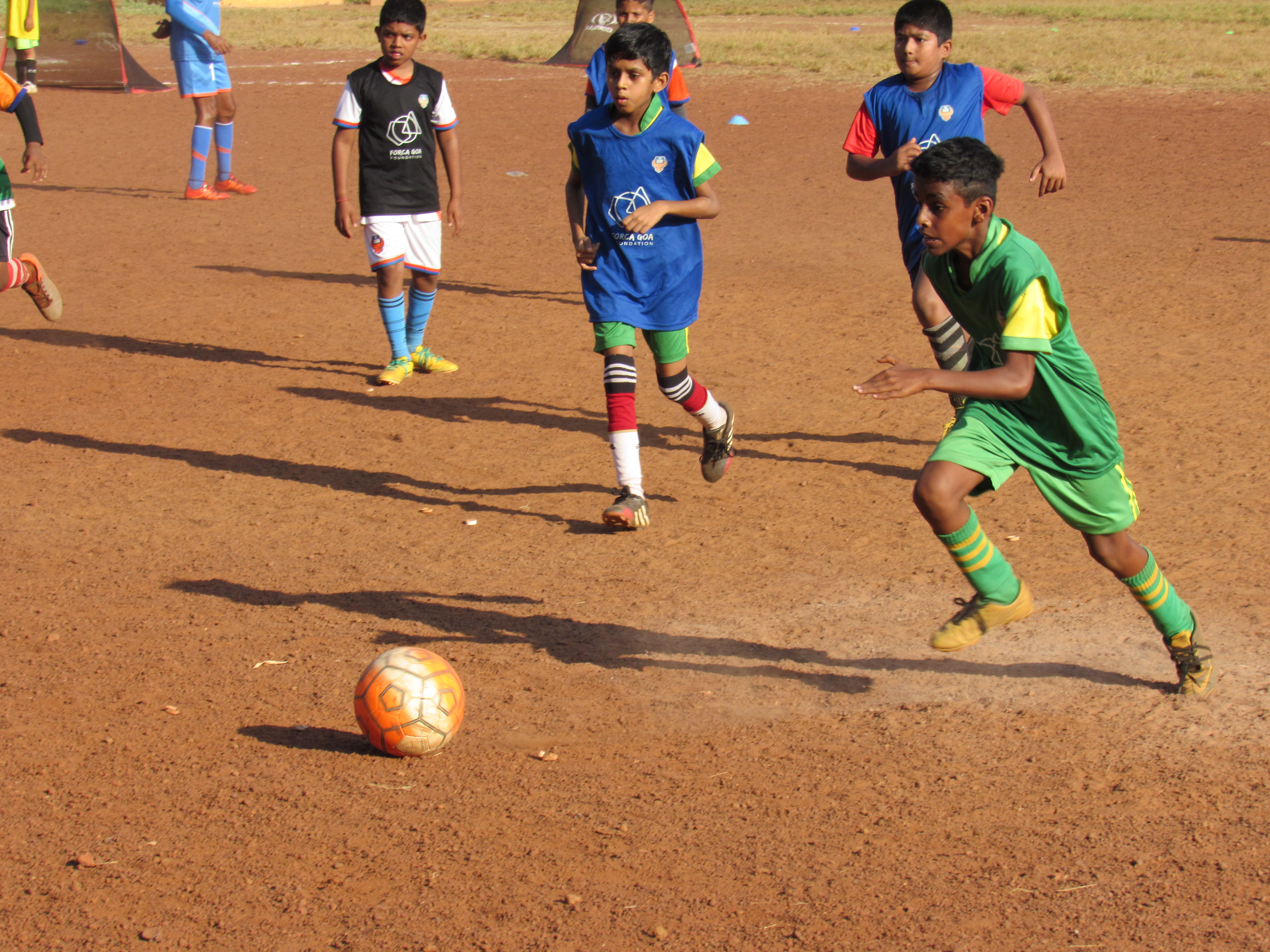 Thanks to this initiative, over 4,000 children in Goa will have enjoyed the experience of playing the beautiful game with these Fairtrade footballs this year.