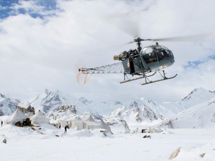 No. 114 Helicopter Unit (Siachen Pioneers) is a Helicopter Unit and is equipped with HAL Cheetah and based at Leh Air Force Station #Cheetah 