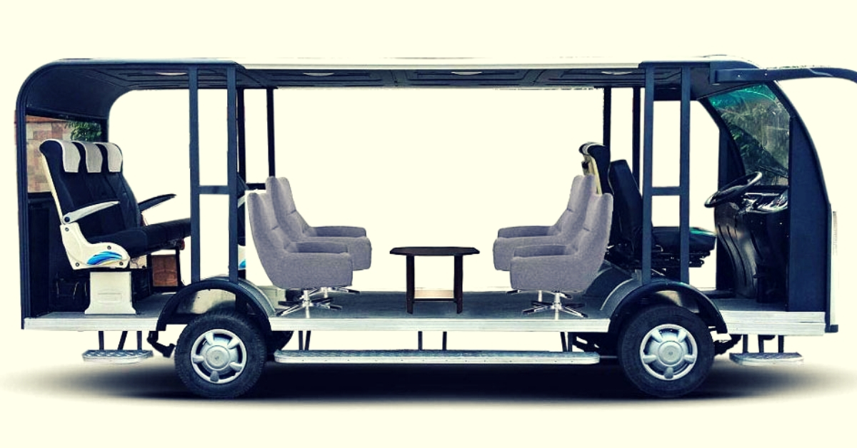 Driver-less, solar-powered bus (Source: LPU) 