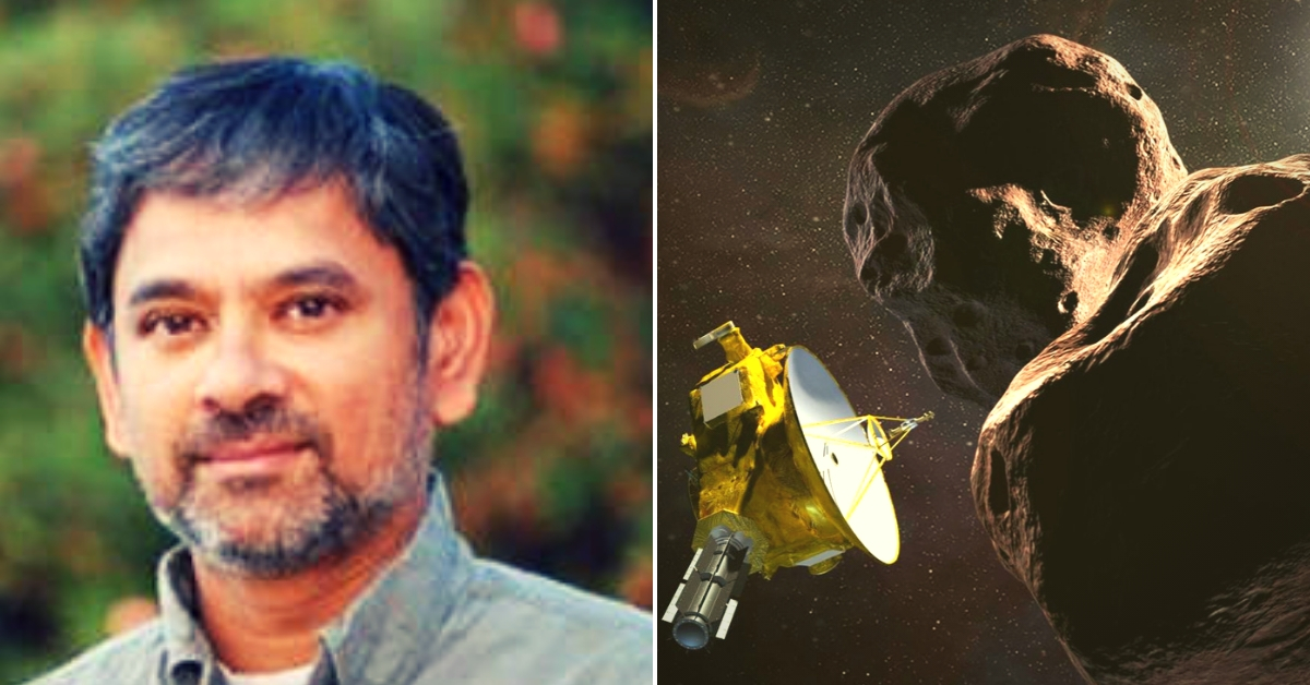 Dr Shyam Bhaskaran (Left). (Source: NASA/Twitter)