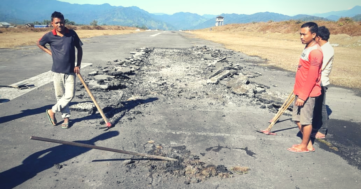 Residents of 11 Villages Join Forces, Help IAF Repair Damaged Airstrip in Arunachal Pradesh