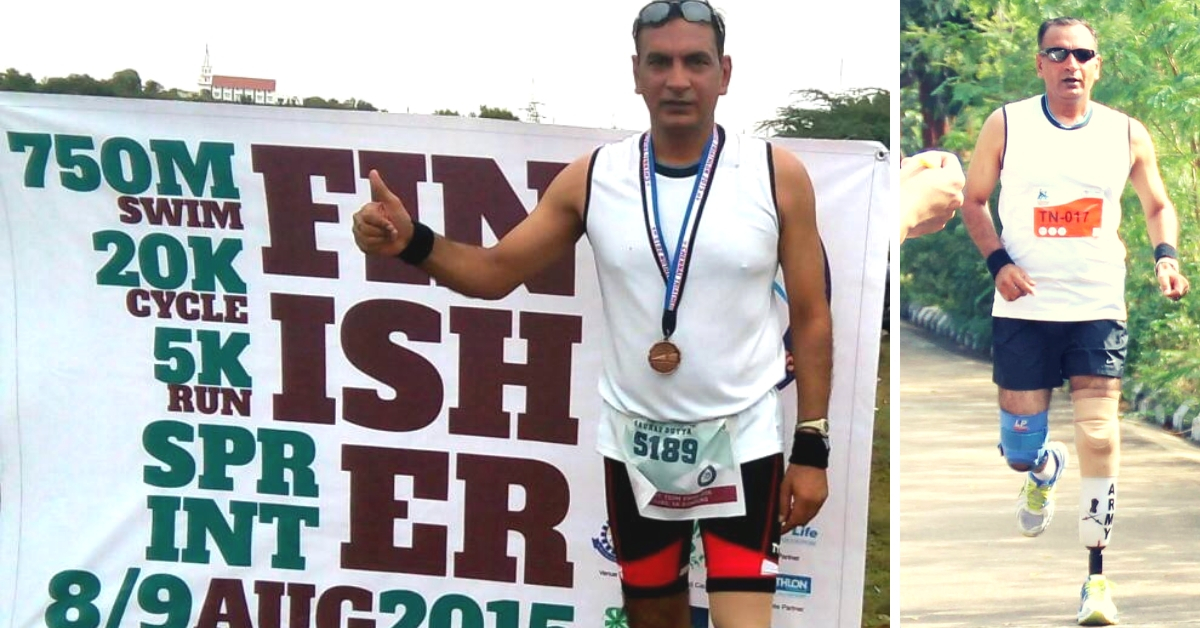 A Mine Took His Leg, But This Army Hero Now Runs Triathlons & Trains Others!