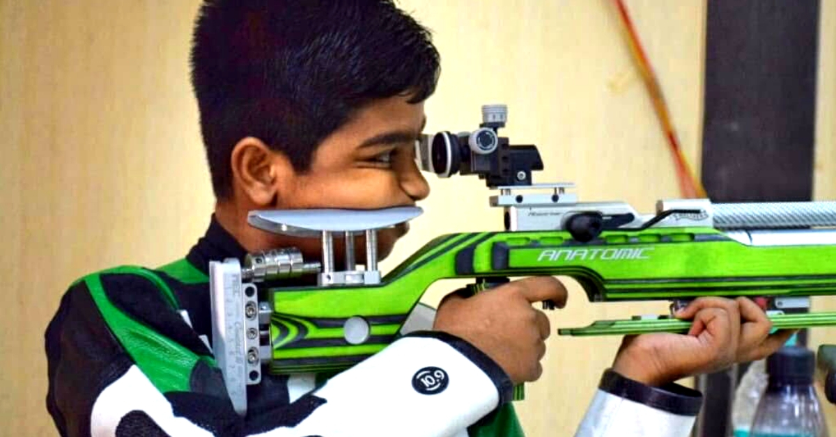 10-YO Abhinav: Khelo Games’ Youngest Gold Medalist Practised with 2nd Hand Guns & Shoes!