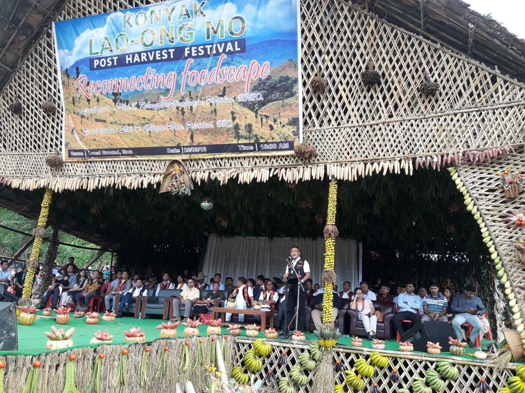 Lao-ong Mo celebrations at Mon district headquarters which served approximately 200-250 guests including top dignitaries of the state. (Source: Vrinda Shukla) 