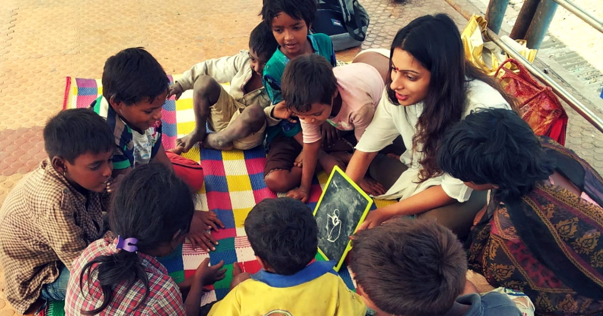 Mumbai woman free education underprivileged india