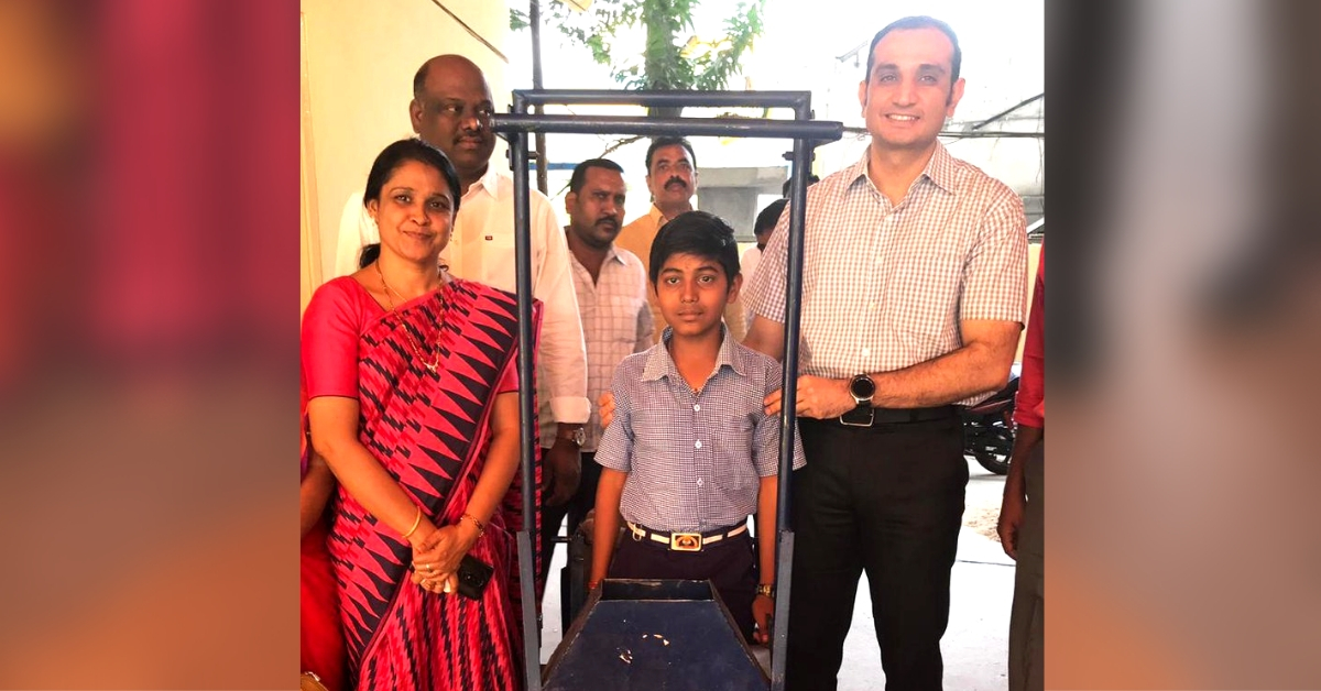 13-YO Boy Creates Brilliant Agro-Device to Help Labourer Mom, Impresses IPS Officer