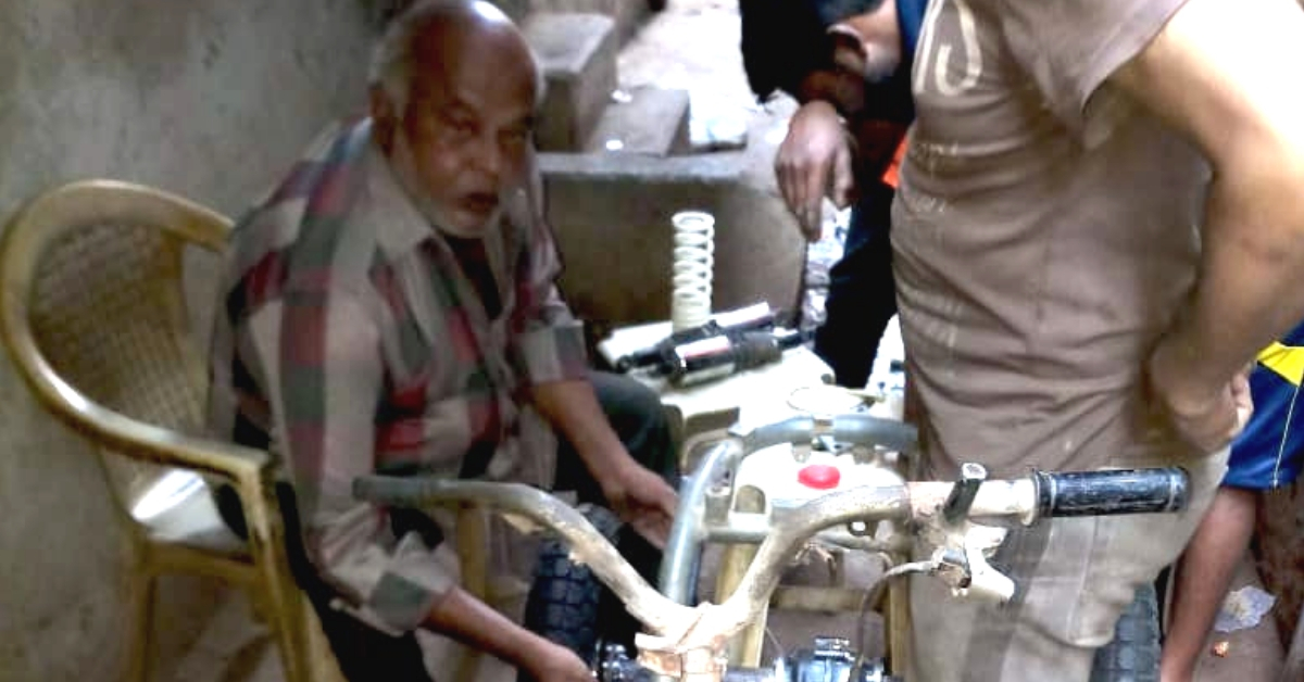 60-YO Differently-Abled Surat Man Sets Example, Makes E-Bikes From Upcycled Waste