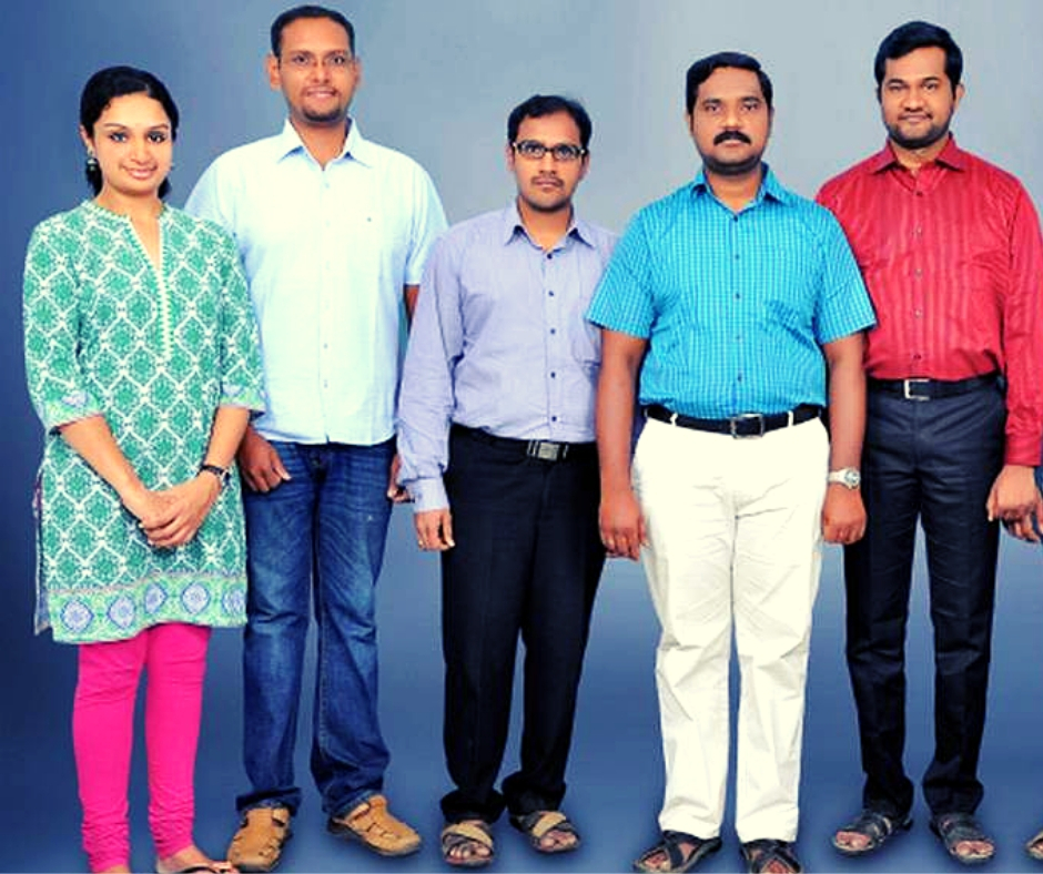 From left to right: Dr Srividya Manjunath, Dr Amuthanilavan, Dr Sabari Manikandan, Dr Balagurusamy, Dr Venkatesh. (Source: Aishwaryam Trust)