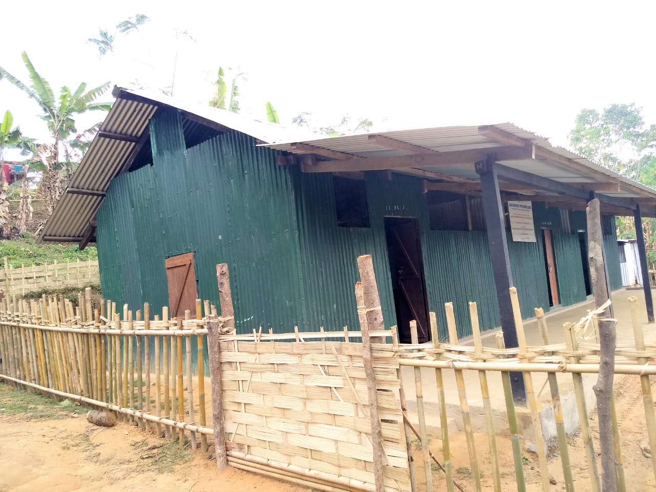 Nursery school building after renovation - with financial support from OSAAT (One School At A Time).