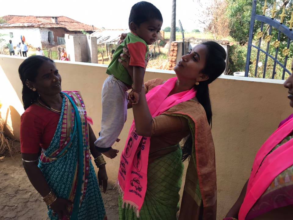 Maternal health is a major focus of the state administration. (Source: Facebook/Madhuri Reddy)