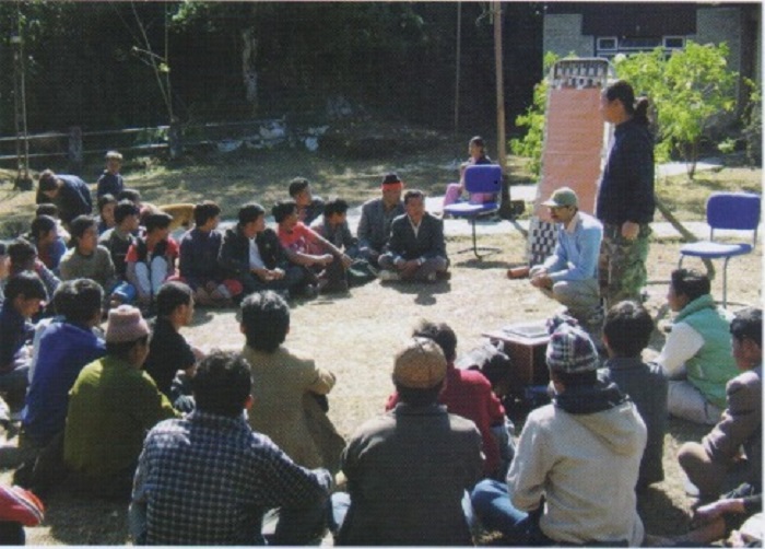 Developing a plan with residents of the buffer villages of Khangchendzonga National Park.