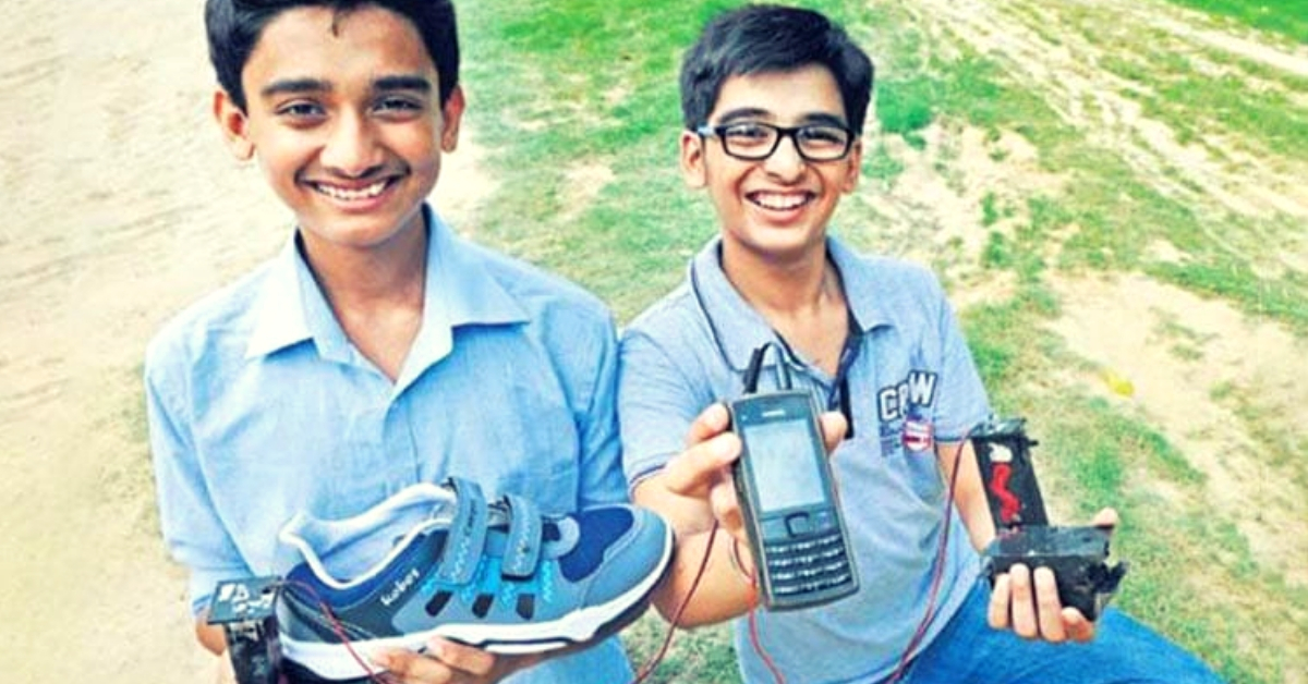 Delhi Teens Invent Device That Lets You Charge Your Phone By Walking. Brilliant!