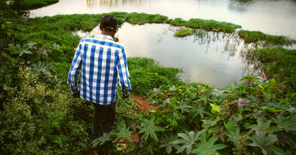 Working Weekends, B’luru Techie Has Singlehandedly Cleaned 14 Acres of a Lake!