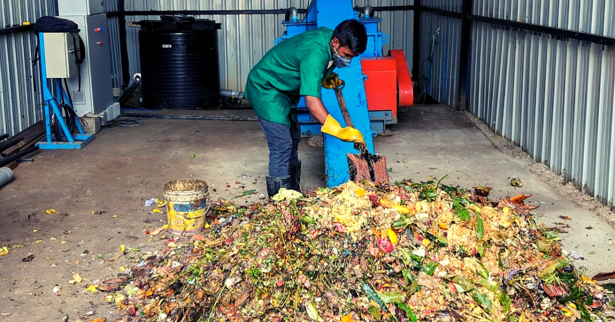 Bengaluru biogas from kitchen waste bbmp restaurant india