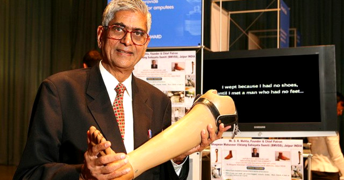 How an Accident Inspired This Ex-IAS Officer to Give Free Artificial Limbs to Lakhs