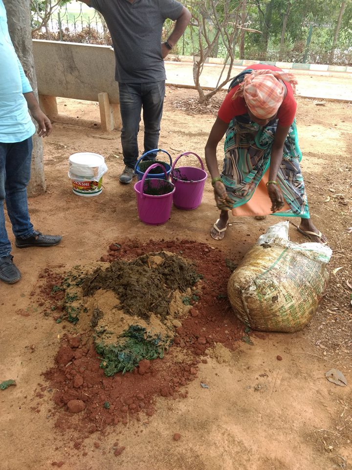 Making Bokashi Balls (Source: MAPSAS)