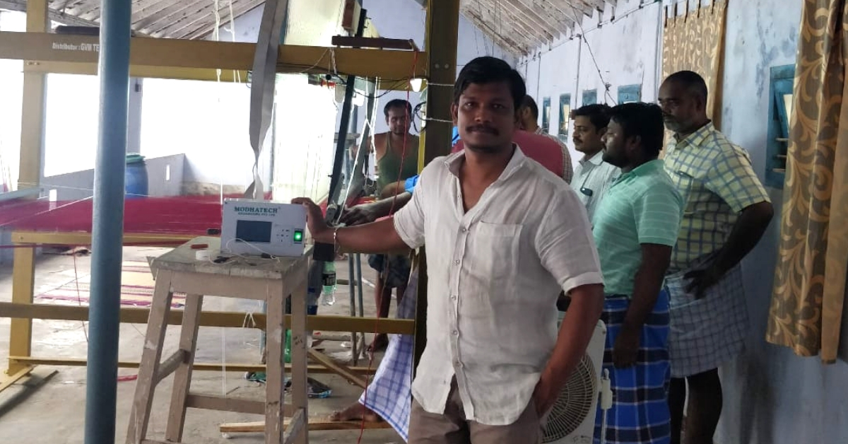 AP Man Toils For 14 Years to Build Innovation That Helps Weavers Save Time & Money!
